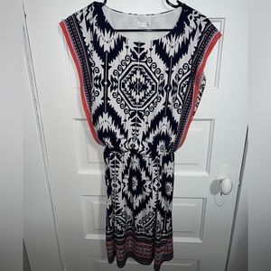 Print dress size 6